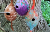     Wet Felting with a Resist: Birdhouse with Jeanne Harlan-Marriott