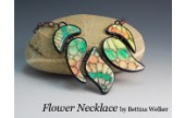 CraftArtEdu Bettina Welker Laser Toner Flower Necklace