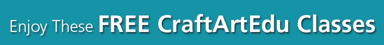 New Jewelry Classes on CraftArtEdu.com